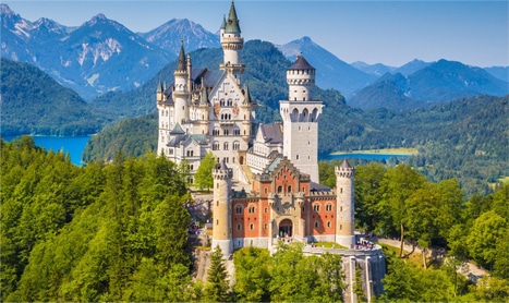 Château de Neuschwanstein en Allemagne