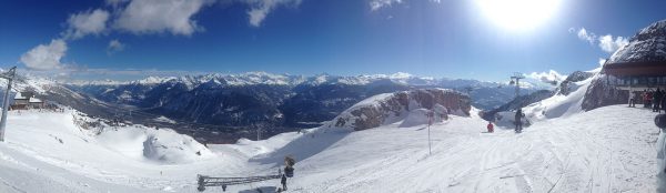 Pistes de ski à Verbier en Suisse