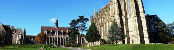 Collège de Lancing College et sa superbe chapelle