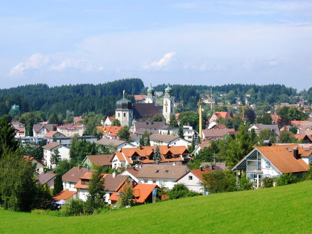 Petite ville de Lindenberg en Allemagne