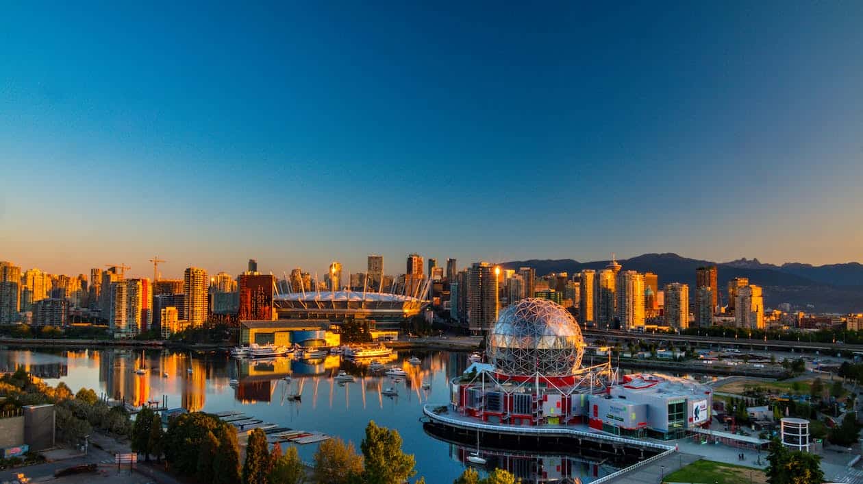 Vue du centre de Vancouver