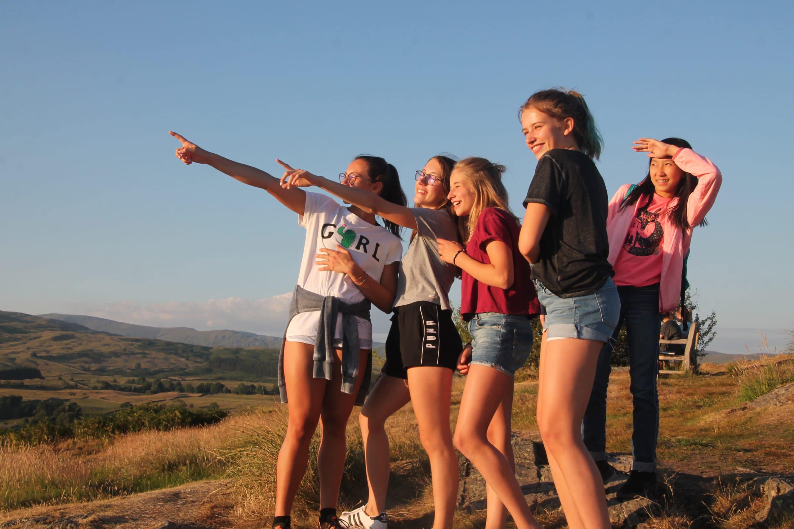 adolescents en séjour linguistique à Windermere School en Angleterre