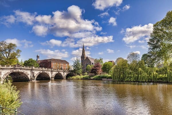 Ville de Shrewsbury, en Angleterre, à découvrir en séjour linguistique au Royaume-Uni