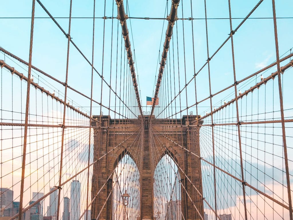 Pont Brooklyn Bridge à découvrir en séjour linguistique USA