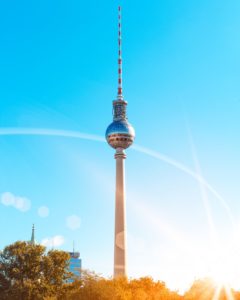 La tour de télévision de Berlin