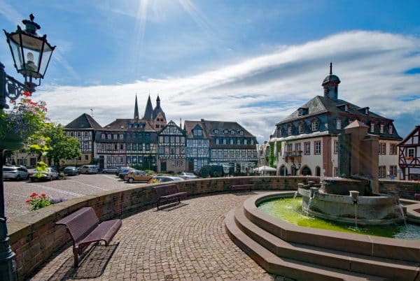 Place de centre ville en Allemagne