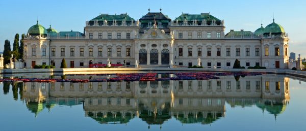 Autre vue du Palais du Belvédère en Autriche