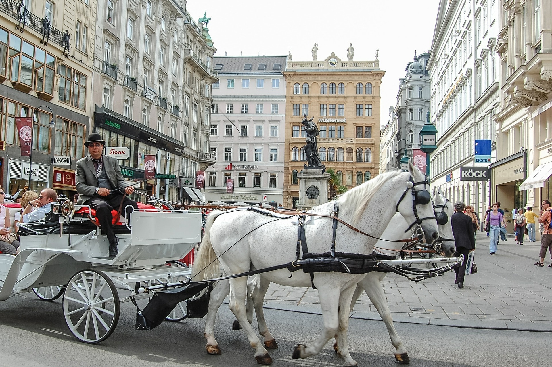 Baladeen calèche au centre ville de Vienne