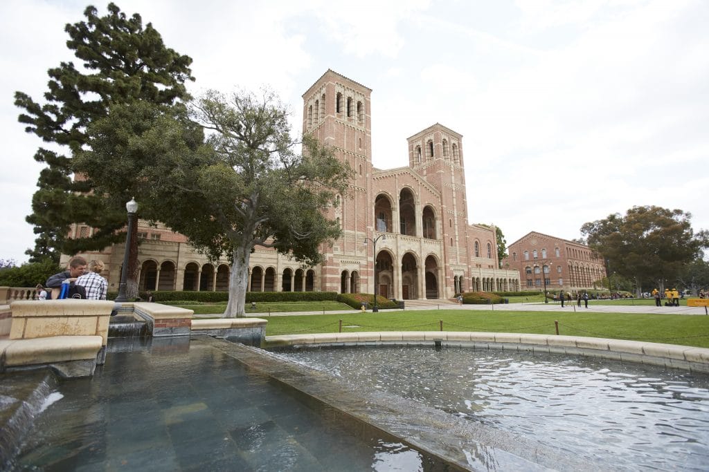 Campus de UCLA à Los Angeles aux Etats-Unis