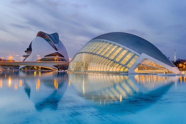 Cité des Arts et des Sciences à Valence en Espagne